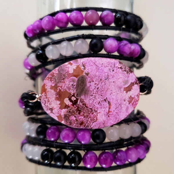 Enrapture (Wrap Bracelet with Purple)