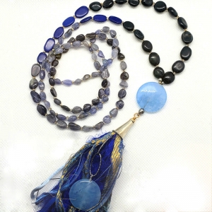 Manifestation of Magic and Miracles Throat Chakra Mala